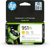 HP 951XL CN048AE, Amarillo, Cartucho de Tinta de Alta Capacidad Original, 1.500 páginas, Para impresoras HP Officejet Pro serie 8600, 8100, 251dw, 276sw