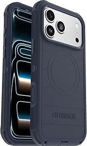 Otterbox Defender Series Pro MagSafe Funda para iPhone 17 Pro MAX, a Prueba de Golpes, a Prueba de caídas, ultrarresistente, Testada 7X con estándares Militares anticaídas, Azul