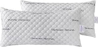 Todocama - Almohada viscoelástica Carbono con Copos 100% viscoelásticos. Tejido Strech de Carbono. Firmeza Media - Alta. (Todas Las Medidas Disponibles) (Pack 2 x 75 cm)