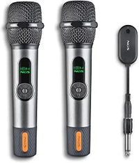 NGS Singer Star Duo - Pack de 2 Micrófonos Inalámbricos. 30 h autonomía