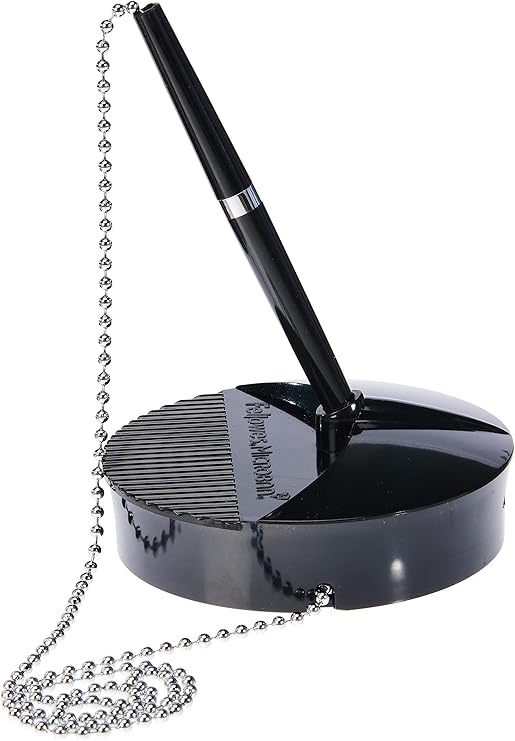 Fellowes 9821502 Standkugelschreiber mit antibakteriellem Microban Schutz, schwarz
