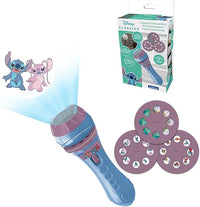Lexibook, Disney Stitch, Projecteur d'histoires, Lampe Torche et projecteur Stitch avec 3 disques, 24 Images, créez Vos Propres Histoires, LTC050D