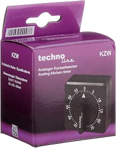Technoline KZW Analog Kurzzeitwecker negro, 1 - Pack