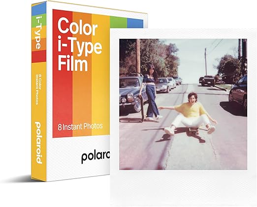Polaroid Película Instantánea Color para i-Type, Multicolores (Película de color), Paquete individual (8 fotos)
