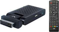 Majestic DEC 663N - Mini DECODIFICADOR Digital TERRESTRE DVB-T/T2 HD, SCART/HDMI, Entrada USB 2.0 DE Alta Velocidad para Reproducir Archivos Multimedia