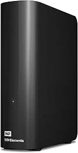 Wd Elements WDBWLG0180HBK-EESN Disco duro externo HDD, Negro, 18 TB