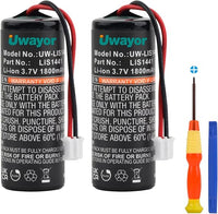 Uwayor LIS1441 - Batería de repuesto para controlador de movimiento PS3 Move Motion Controller (2 unidades, CECH-ZCM1E, CECH-ZCM1U, 3,7 V)