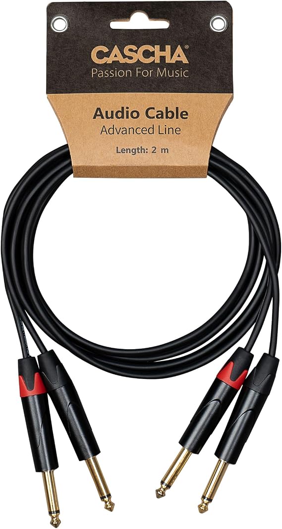 Cascha Advanced Line Audio Cable Jack (2M) to Jack (2M), 3m
