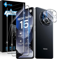 Aerku 2 Piezas 3D Protector de Pantalla para Xiaomi Redmi Note 15 4G