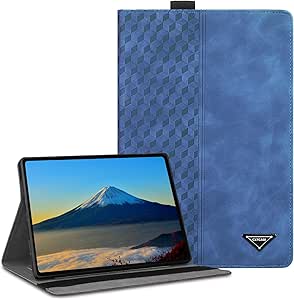 CXTCASE Funda para Samsung Galaxy Tab S6 Lite 10.4 Pulgadas 2022/2020, PU Protectora Carcasa con Función de Soporte para Samsung Galaxy Tab S6 Lite (SM-P610/P613/P615/P619), Negro