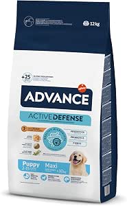 Advance Maxi Puppy, Pienso para Perritos Puppy (2 a 12 meses) de Razas Grandes con Pollo, 12kg