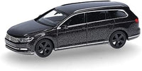herpa Coche en Miniatura VW Passat Variant, Gris manganeso, Miniatura a Escala 1:87, Pieza de colección, Fabricado en Alemania, Modelo de plástico