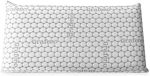 Homey - Almohada Viscoelástica Carbono | Máximo Confort y Excelente Adaptabilidad con Propiedades Antiestrés | 70 x 40 cm