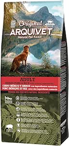 Arquivet Original Adult 12 Kg - Pienso para Perros Adultos - Cerdo ibérico Y Arroz, 1 Unidad (Paquete de 1)