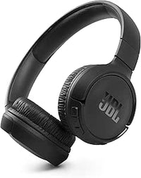 JBL TUNE 510BT Auriculares inalámbricos on-ear con tecnología Bluetooth, ligeros, cómodos y plegables, hasta 40h de batería, Siri y Asistente de Google, con conexión multipunto, negro