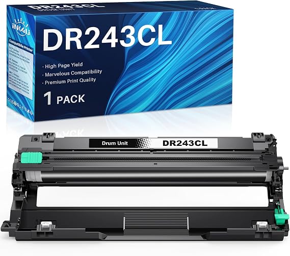 INK4U Tambour DR243CL Compatible pour Brother DCP-L3550CDW DCP-L3510CDW MFC-L3770CD HL-L3230CDW HL-L3270CDW