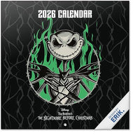 Grupo Erik Calendario Pesadilla antes de Navidad 2026 pared - Almanaque pared 2026 Disney : Planificador mensual Con espacio para Anotar, Ilustraciones y Fácil de colgar (30x30cm)