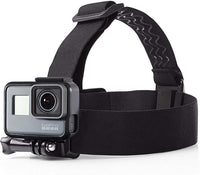 Amazon Basics Kopfgurt für GoPro Actionkamera, Schwarz