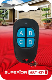 Superior Key – Mando a Distancia Universal de Cuatro Canales, frecuencia de 433,92 MHz, código Fijo