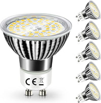 wowatt 10W Bombillas GU10 LED Luz Neutra 4000K Equivalente a 120W Lámpara Halógena GU 10 Súper Brillante 1000LM Foco GU10 230V Ángulo de haz de 120 ° Sin Estroboscópico No Regulable Paquete de 6