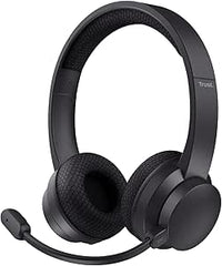 Trust Roha II Cascos Inalámbricos Bluetooth con Micrófono ENC, Negro