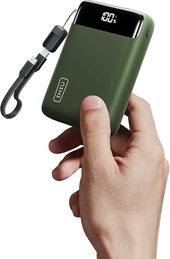 INIU Power Bank, Pequeño 20000mAh 22,5W Carga Rapida Bateria Phone Externa