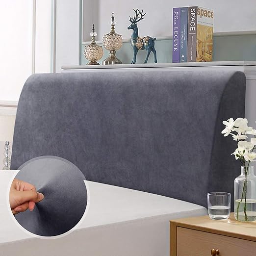 Funda cabecera elástica gris 180-200 cm – TAOCOCO