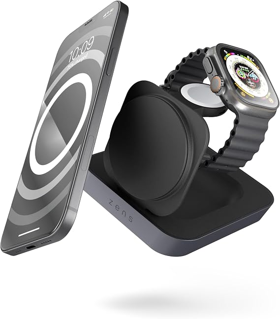 Zens Nightstand Magnetic Wireless Charger Pro 2, Negro