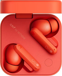 CMF by Nothing Buds Pro 2 Auriculares inalámbricos con Sonido HiFi, 50 dB Cancelación Activa de Ruido híbrida, 6 micrófonos HD y Efecto Audio Espacial - Naranja