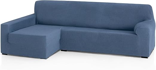 Funda chaise longue elástica jacquard celeste FAVERTI