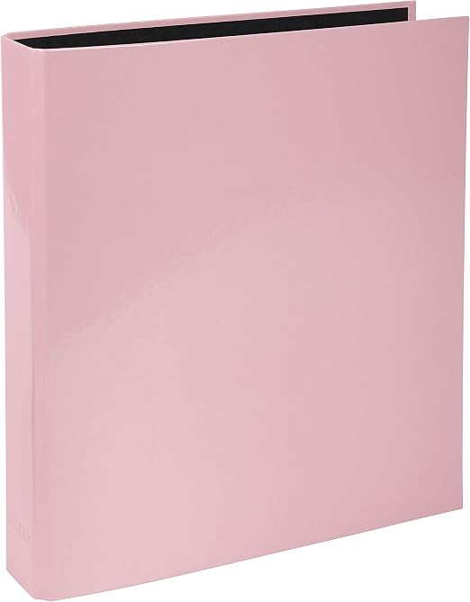 Exacompta - Réf. 51566E - Classeur rigide Aquarel 4 anneaux en D - Diamètre 25 mm - Dos de 4 cm - Dimensions extérieures 31,5 x 27 cm - format à classer A4 - Coloris rose