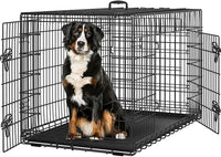 Jaula para perros Yaheetech 122x71x78 cm metálica plegable