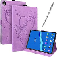 JayModCase Funda para Lenovo Tab M10 HD 2nd Gen 10,1 Pulgadas TB-X306X TB-X306F Flip, PU Protectora Carcasa con Función de Soporte, Ángulo de Pie Ajustable (Morado)