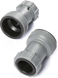 BESTWAY 58236 - Adaptadores de Manguera Diámetro 38 mm Con Válvula de 32 mm Para Bomba de Filtrado para Piscina Resistentes a la Corrosión Fácil de Instalar