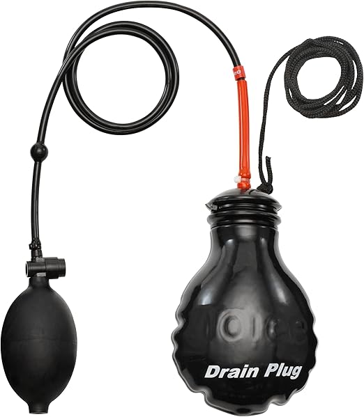 Toiee Drain Plug (110 mm). Con un tapón de drenaje Toiee Drain Plug (globo de barrera), se puede cerrar el tubo de desagüe de la vivienda con un globo y así evitar que se vuelvan las aguas residuales
