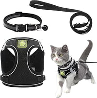 WSXQAZ Arnés Gato Ajustable Reflectante, Arnes para Gatos Antiescape Set