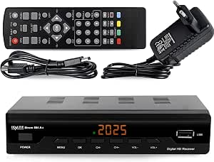 Strom 504 A+ Décodeur TNT Full HD -DVB-T2 - Compatible HEVC264 - (HDMI,Péritel, USB, Digital Plus) Noir