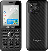 Energizer Teléfono E288S, 4G, KaiOS, batería de 2000 mAh, Pantalla Grande de 2,8 Pulgadas, Memoria ROM 4 GB RAM 512 MB, Cable USB-C, sin Cargador de Corriente