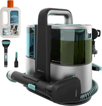 Cecotec Aspirador de Tapicerías con Cable Conga 4000 Carpet&Spot Clean. 400 W, 2 Depósitos: de Agua Limpia y Otro de Sucia, Pulverizador de Agua y 12 kpa de Succión, Radio de Acción 5m