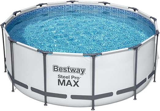Bestway PE-Solarabdeckplane Ø 356 cm, blau, rund