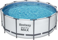 Bestway PE-Solarabdeckplane Ø 356 cm, blau, rund