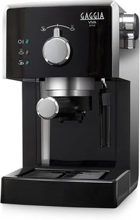 Gaggia RI8433/11 Viva Style Cafetera Espresso Manual, Para Café Molido y Monodosis, 15 Bar, 1L, 1025W, Negro