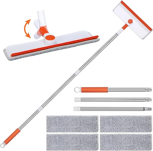 Alyvisun Lavavetri Professionale, 132cm Tergivetro para Finestre Telescopico