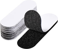 Blendura Adhesivo Doble Cara Fuerte, 10 Pares 10x3cm Adhesivo Doble cara, 10 Hook and 10 Loop, Reutilizable Nylon Doble Cinta Cara Extra Fuerte para Hogar y Oficina