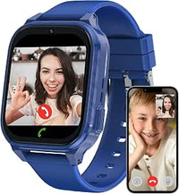 Fenamor Reloj Inteligente Niño 4G, Smartwatch Niños GPS y Llamadas, Videollamada, SOS, Chat de Voz, Modo Escuela, Podómetro, Despertador, Juegos, Reloj Regalo Niña Niño 3-12 Años