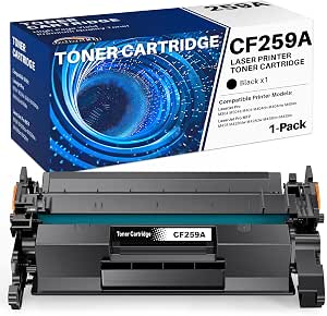 colorfly CF259A con Chip Compatible con HP 59A CF259A 59X CF259X Toner para LaserJet Pro M404dn M404dw M404n M304 M304a M404 MFP M428dw M428fdw M428fdn M428 428m (1 Negro)