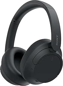 Sony WH-CH720N ruisonderdrukkende draadloze Bluetooth-hoofdtelefoon - batterijduur tot 35 uur en snel opladen - zwart
