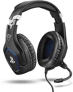 GXTrust Forze-B Cascos Gaming con Licencia Oficial para PlayStation, Negro