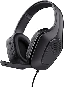 GXTrust Rayne Cascos Gaming Ligeros PC Xbox PS4 PS5 Switch Mobile, Negro