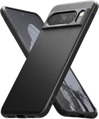 Ringke Onyx Kompatibel mit Google Pixel 8 Pro Hülle, [Fester Griff] rutschfest Anti-Fingerabdruck Stilvolle Stoßfest Kratzfest TPU Handyhülle - Black